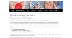 Desktop Screenshot of blood-pressure-monitoring.org